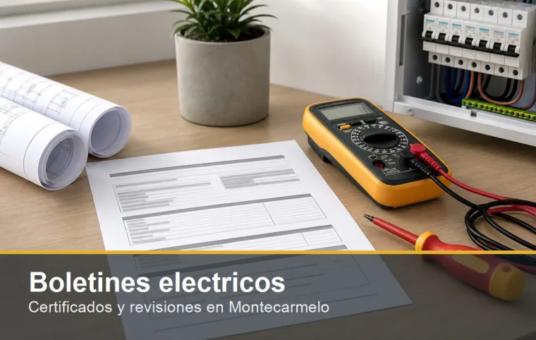 Boletines electricos en Montecarmelo